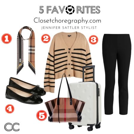 5 FAVORITES THIS WEEK

Everyone’s favorites. The most clicked items this week. I’ve tried them all and know you’ll love them as much as I do. 

1. extra long Burberry Scarf
2.Cashmere striped sweater 
3. Slimming black pants
4. Comfy ballet flats
5.Amazon carry-on and designer inspired tote under $50

#personalstylist 
#personalstyling
#personalshopping 
#highlowstyling 
#nordstrom6 