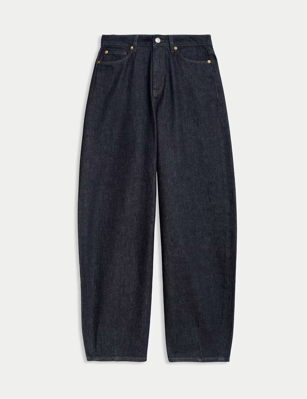 Relaxed Mid Rise Barrel Jeans | Marks & Spencer (UK)
