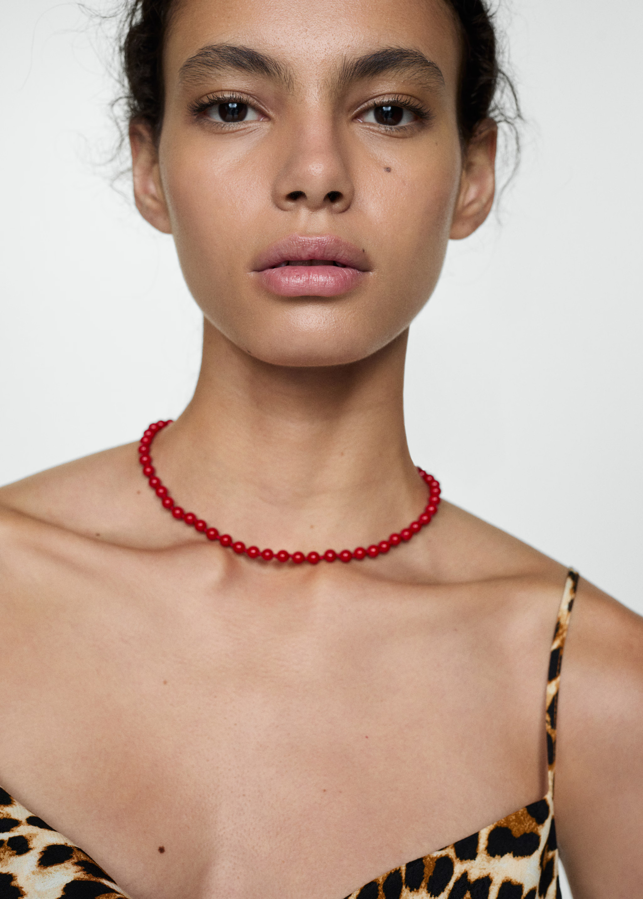 Leopard gown - Woman | MANGO USA | MANGO (US)