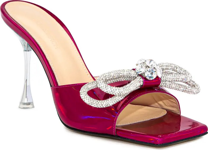 Mach & Mach Double Bow Slide Sandal | Nordstrom | Nordstrom