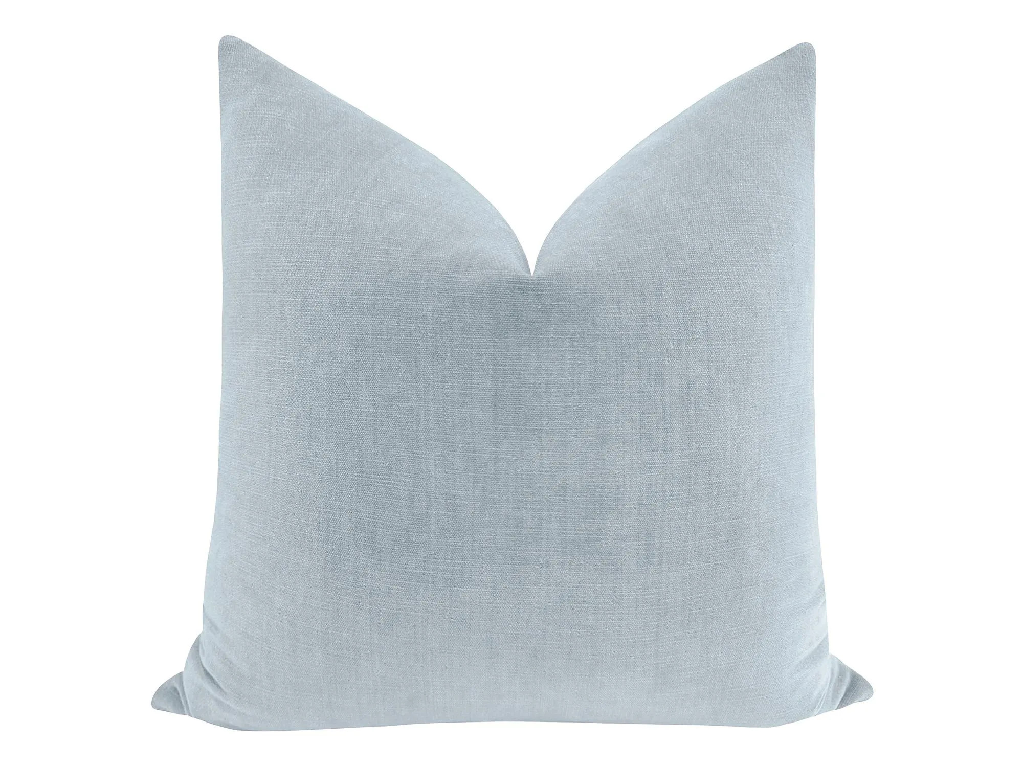 Signature Chenille // Mist Pillow | solid velvet | blue throw pillow | | Etsy (Global)