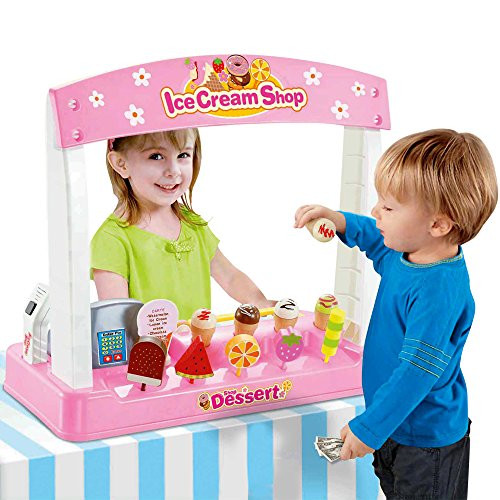 Liberty Imports Ice Cream Shop with Pretend Play Desserts, Treats, and Cash Register (36 Pcs) | Amazon (US)