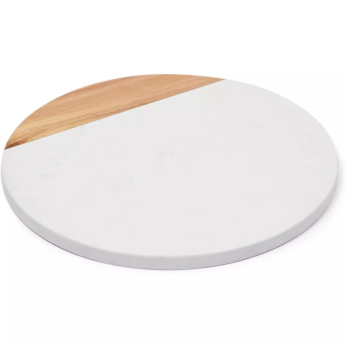 Juvale Wood and Marble Pastry Board for Cheese Cutting, Charcuterie Platter & Serving Tray, 11" | Target