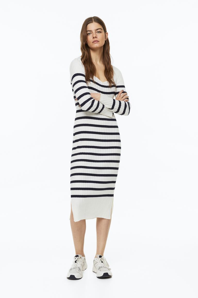 Rib-knit Bodycon Dress | H&M (US + CA)