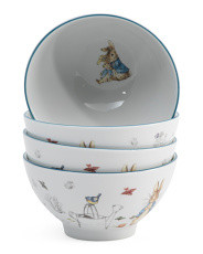 Set Of 4 Peter Rabbit Cereal Bowls | TJ Maxx