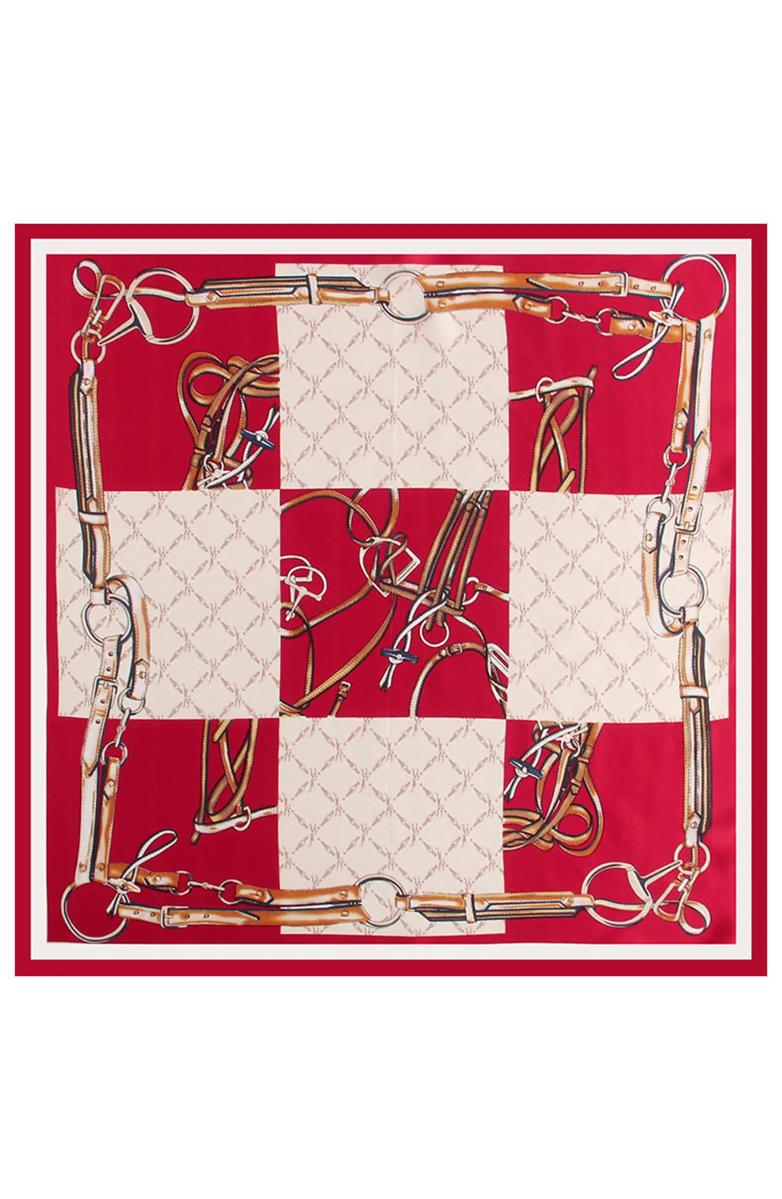 Pure Silk Printed Designer Square Scarf | Nordstrom