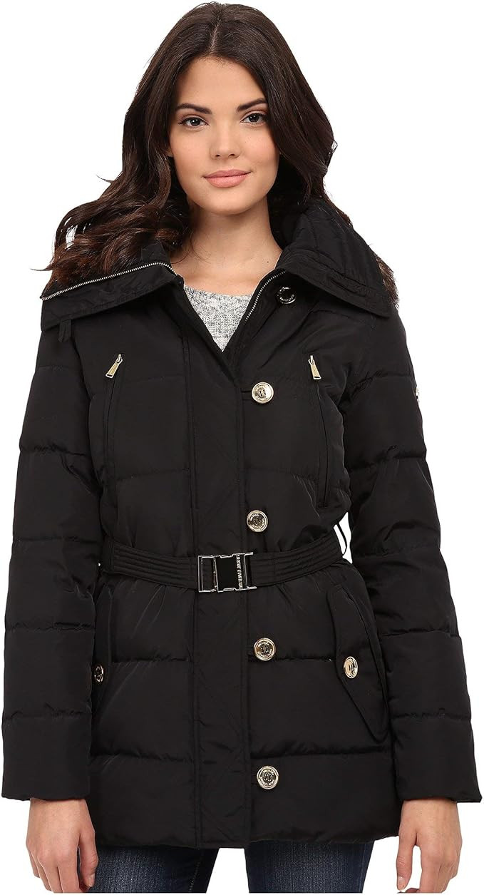 Michael Kors Fur Trim Hooded Down Coat | Amazon (US)