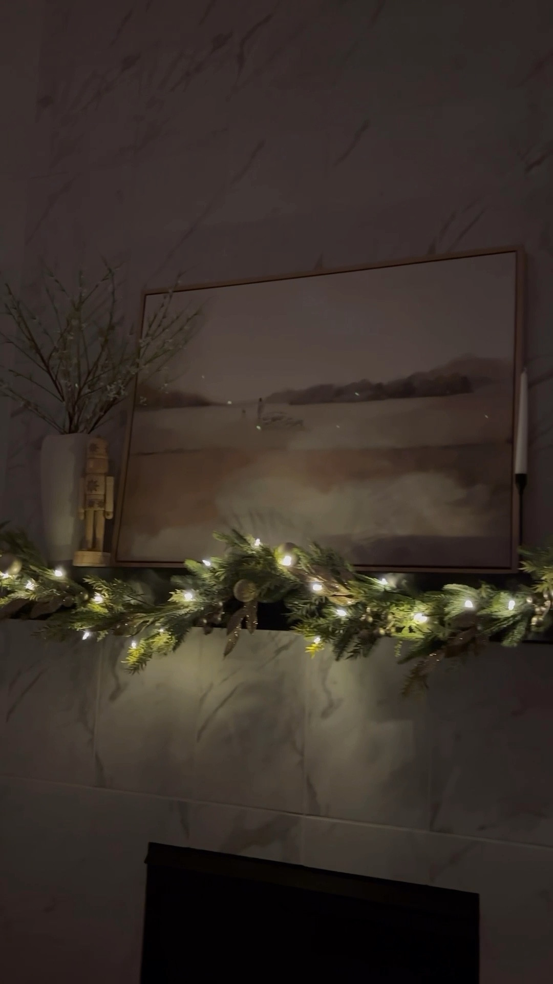 Added these battery operated /built-in timer lights to the my new garland on the mantle and I love it even more now!! ✨ Linked everything else except the painting. You can use LACEY15 or the link in my story for a discount at Light Your Home!

#LTKHome #LTKSeasonal #LTKHoliday