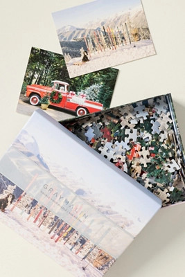 Gray Malin The Winter 500-Piece Double-Sided Puzzle | Anthropologie (US)