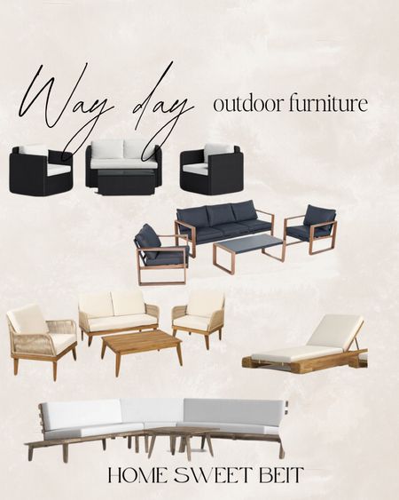 Way day outdoor furniture sale!

Patio, deck, on sale 

#LTKsalealert #LTKhome #LTKstyletip