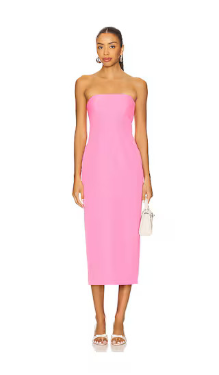 Renn Midi Dress in Candy Pink | Revolve Clothing (Global)