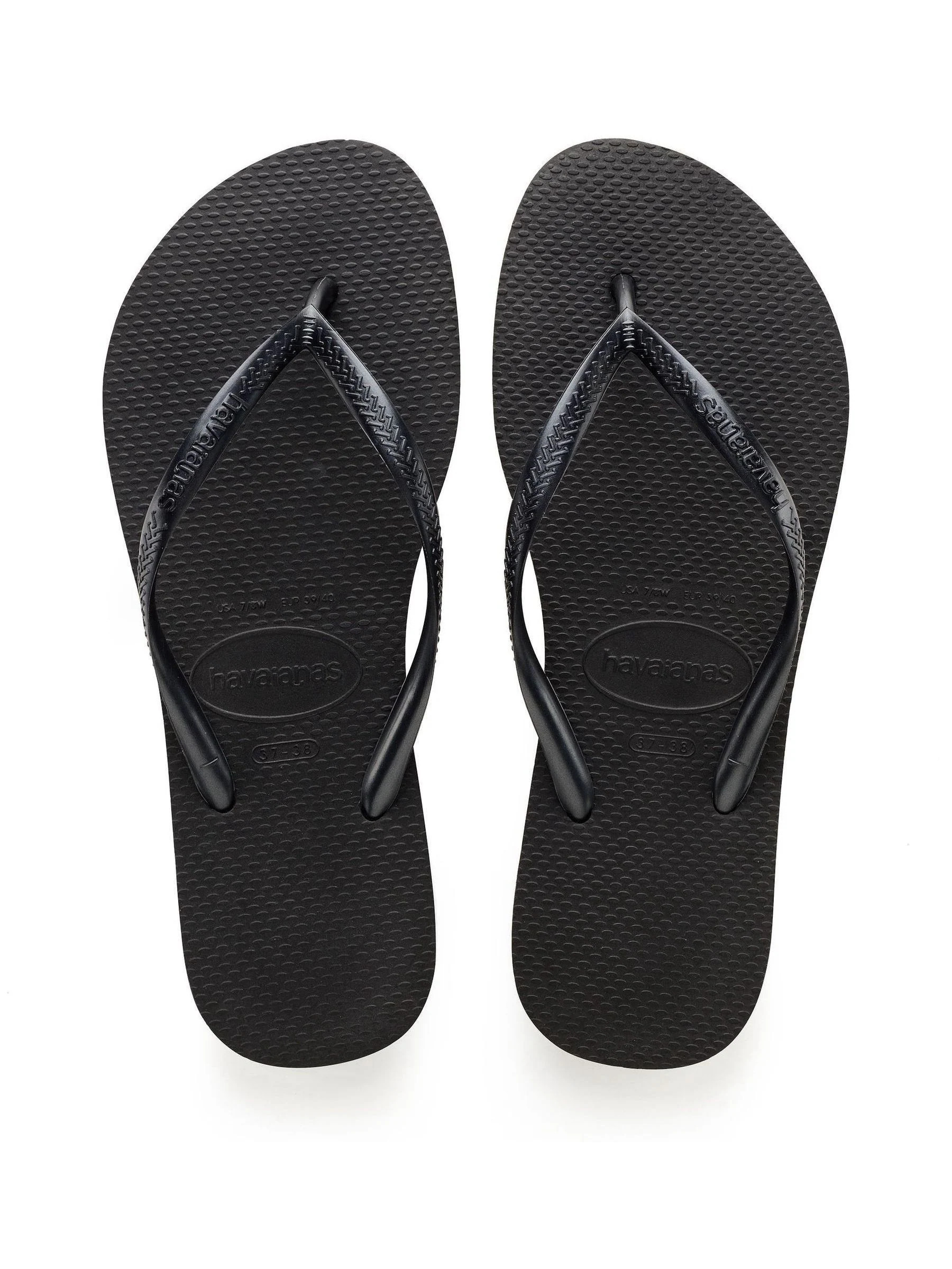 Havaianas Havaianas Black Slim Flip Flops | Next US