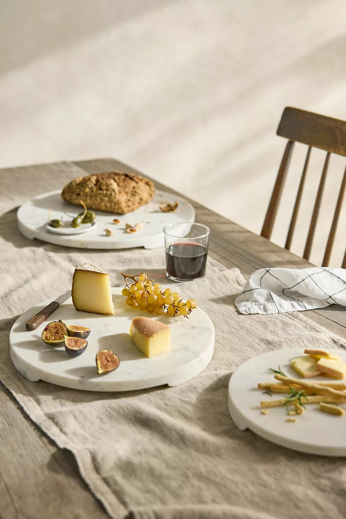 Footed Marble Serving Board | Anthropologie (US)