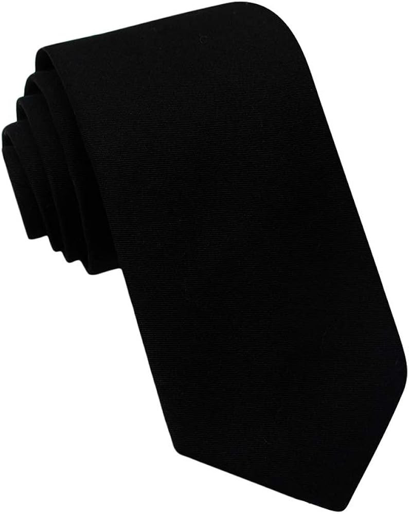 Kebocis Mens Solid Color Necktie Cotton Neck Tie for Men | Amazon (US)
