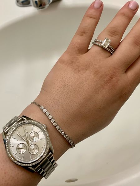 The perfect birthday, holiday, Christmas, and new years gift. Emerald cut diamond ring. Tennis bracelet and coach watch 

#LTKGiftGuide #LTKHoliday #LTKwedding