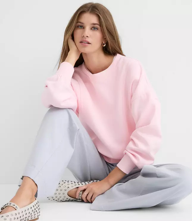 Seamed Modern Sweatshirt | LOFT