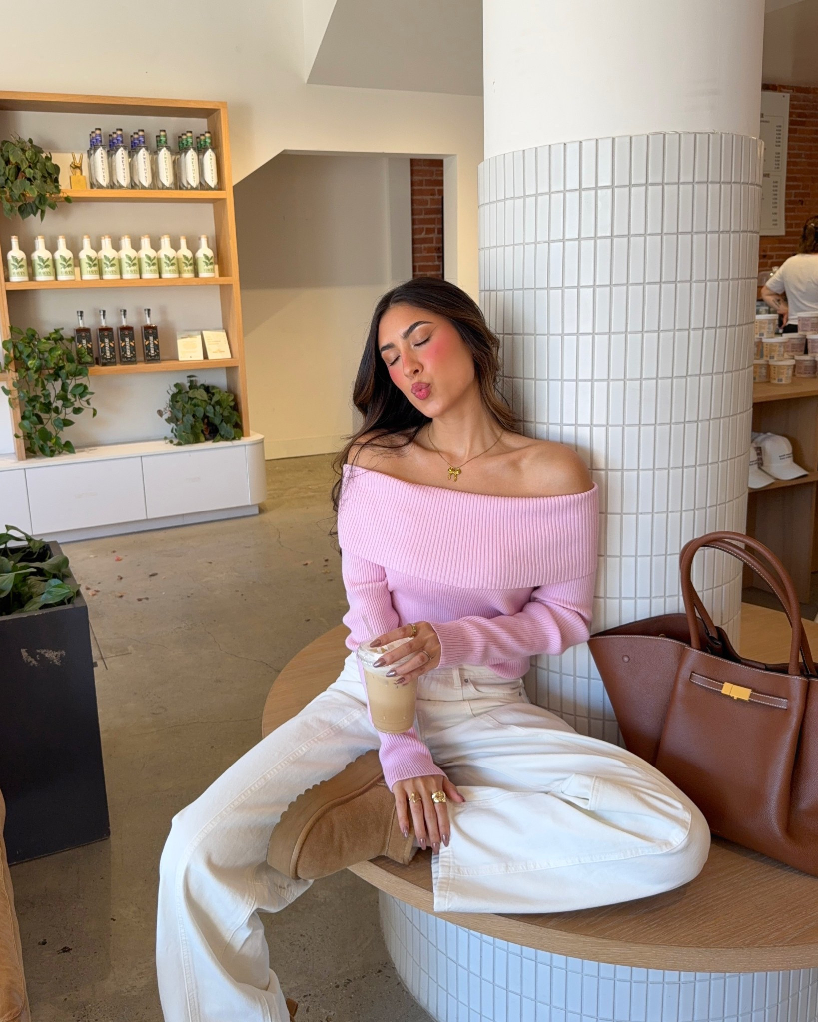 Cozy pink off shoulder sweater - girly fall aesthetic 🥹💖🧸

#LTKSeasonal #LTKStyleTip