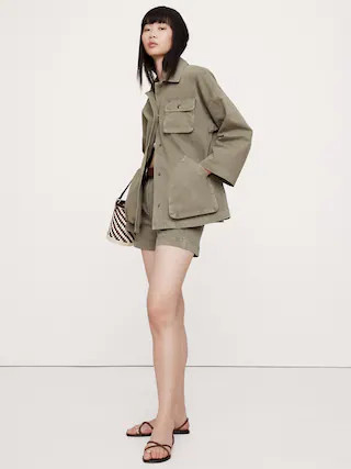 Washed Cotton Chore Jacket | Banana Republic (CA)