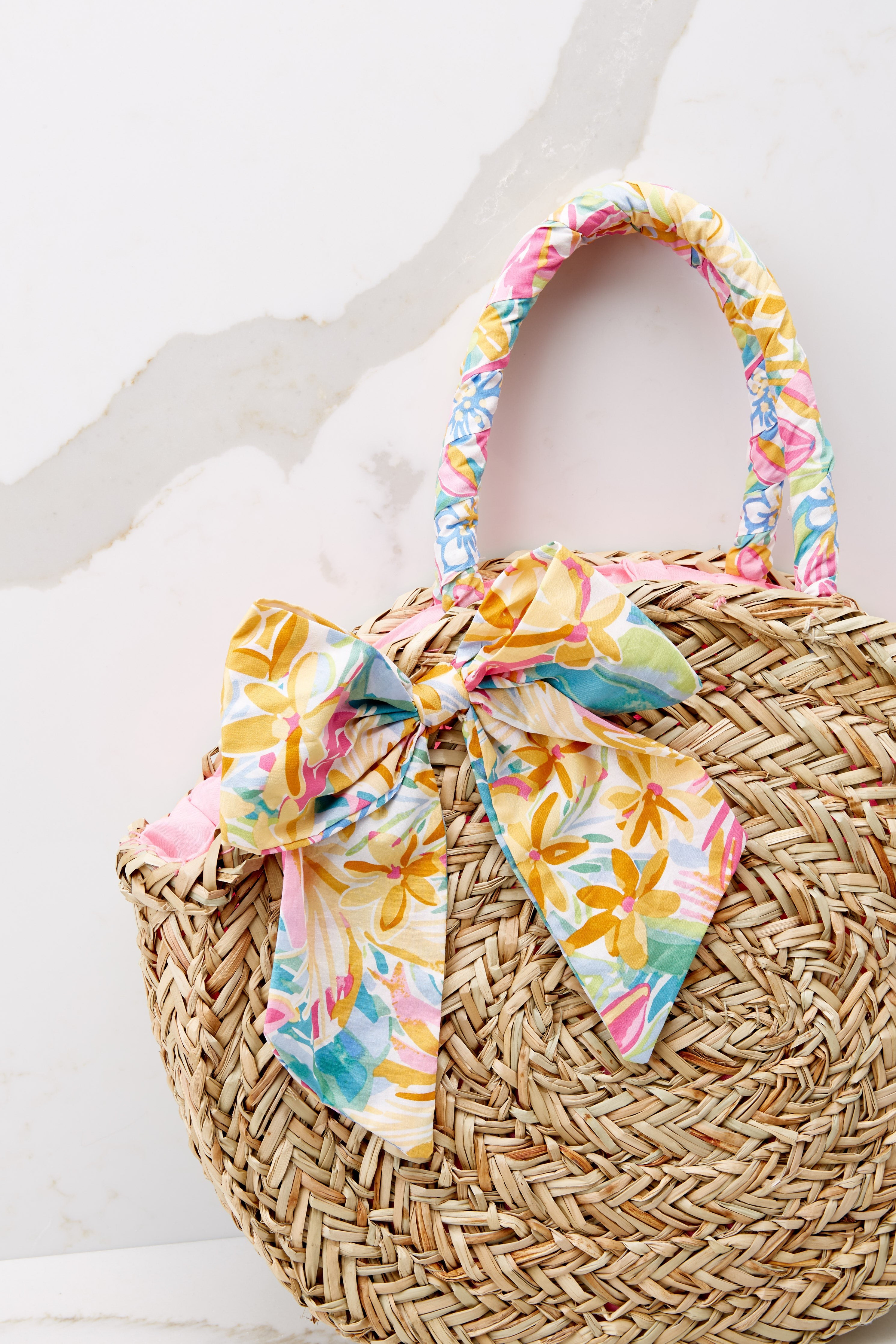 Ready To Relax Natural Bag | Red Dress 