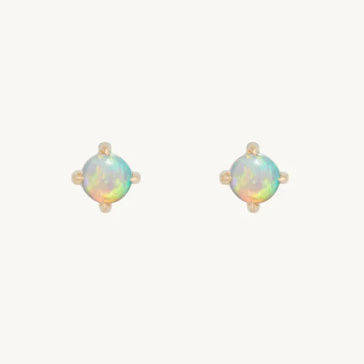 Slumberous Light Opal Stud (single) | Catbird