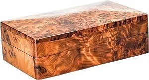 BAZAARDI Hand Carved Wooden Multipurpose Keepsake Jewelry Decorative Art Box Storage Organizer (L... | Amazon (US)