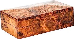 BAZAARDI Hand Carved Wooden Multipurpose Keepsake Jewelry Decorative Art Box Storage Organizer (L... | Amazon (US)