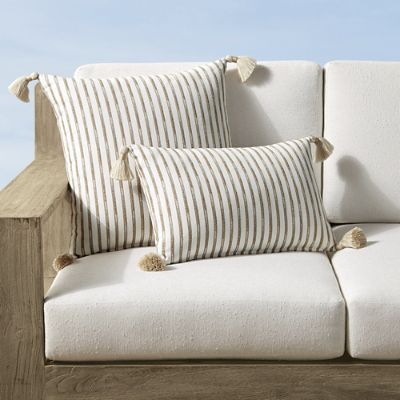Parker Stripe Indoor/Outdoor Pillow | Frontgate | Frontgate
