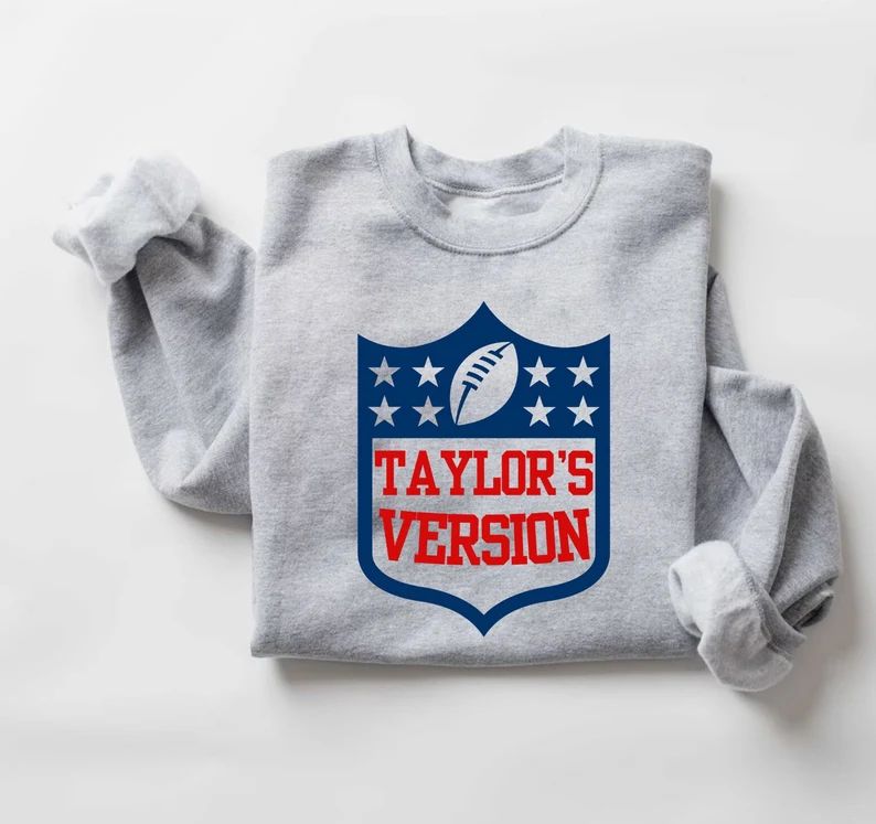 Tayl0r's Version Football Sweatshirt, TS Football Shirt, NFL Tay's Version, Swift Merch, Football... | Etsy (US)