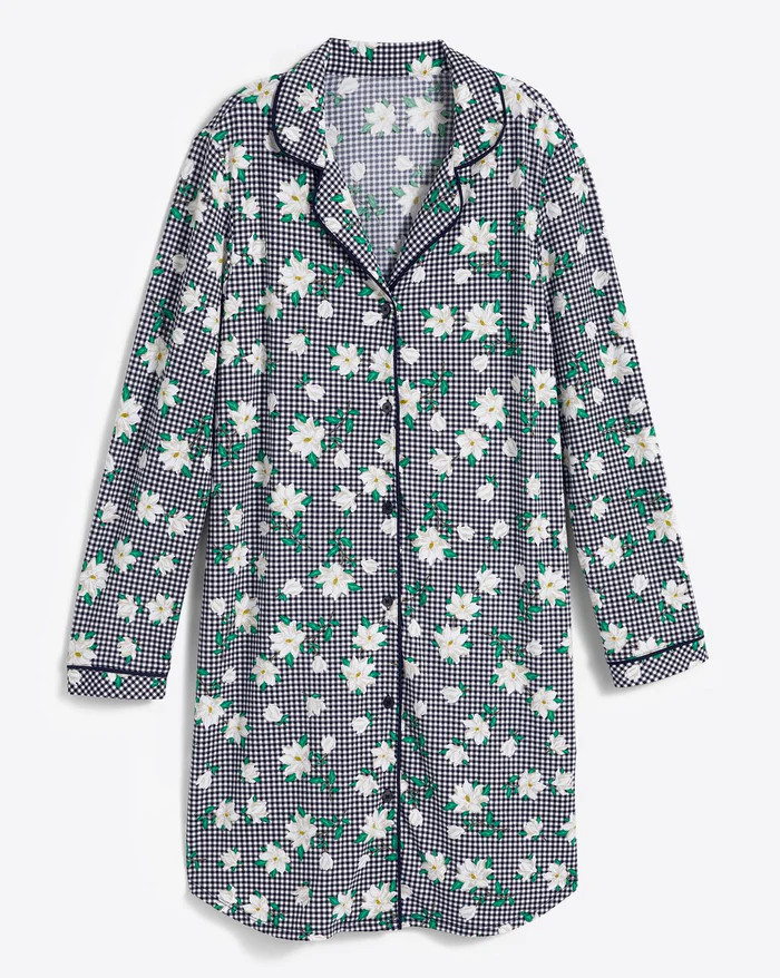 Button Down Nightshirt in Magnolia | Draper James (US)