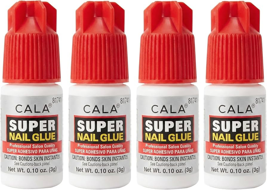 CALA Super Nail Glue \u2013 Professional Quick Dry Nail Glue Adhesive for False Nails, Tips & Art... | Amazon (US)