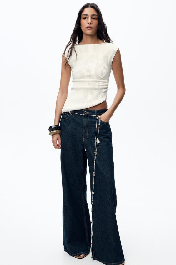 TEXTURED ASYMMETRIC TOP | Zara UK