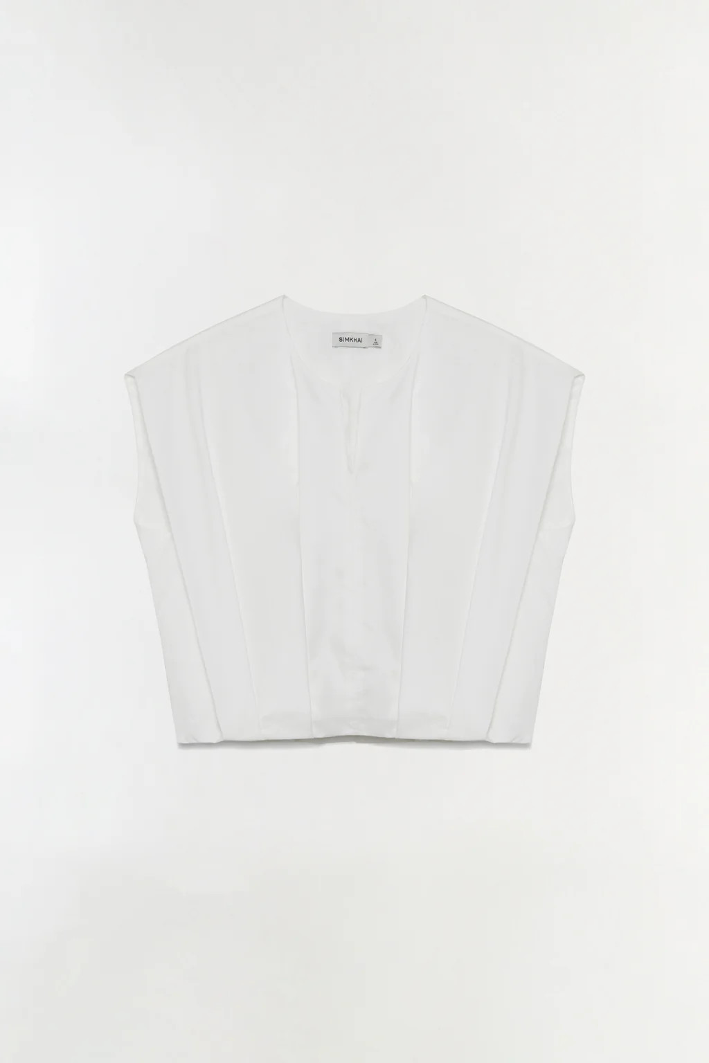 Wrenli Cotton Pleated Top | Simkhai