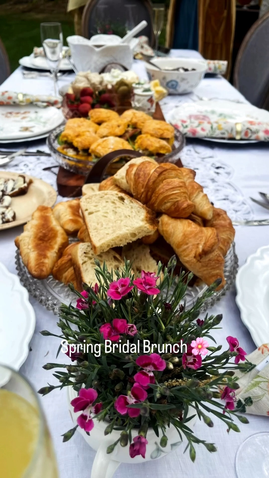 This bridal brunch table might be one of my favorite setups I’ve ever done 🤍🌸

Almost everything here was thrifted over time and layered in with a few easy-to-find pieces to bring it all together. That’s always my approach—mixing old + new to create a table that feels collected, not overdone.

Soft florals, vintage-inspired plates, simple linens, and just enough detail to make it feel special ✨

I linked everything I could find (or very similar pieces!) so you can recreate this look for your own spring brunches, showers, or garden gatherings 🤍

#carnationnation #southernrootsmodernplates #livingthedash
#springtablescape #bridalbrunch #thriftedhome #gardenparty #hostessideas #vintagestyle #eleganthome

#LTKHome #LTKWedding #LTKfoodie