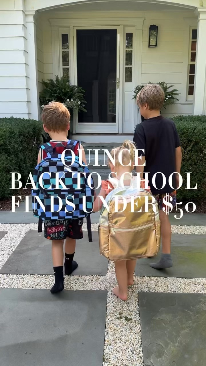 Don't sleep on Quince's kids' collection!  They have the cutest backpacks, lunchboxes, and everyday essentials for heading back to school. I grabbed a few pieces for Dylan, plus matching backpacks and lunchboxes for Landon. The best part? Everything is under $50! 
*I ordered the small backpacks, but recommend the medium if your little is going into Kindergarten so they have enough room for everything
**Wearing medium sweater (sized up 1) and size small shorts, tts

@quince #QuincePartner

#LTKmomlife #LTKKids