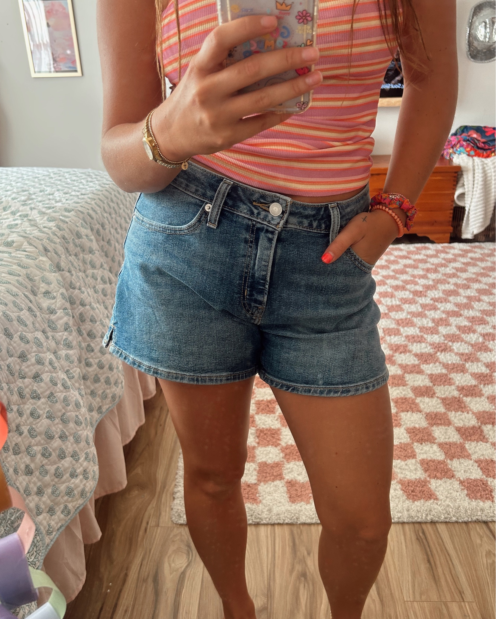 my all time fav shorts !
⭐️i am 5’4, 34D, wearing size 29🫶🏼

#LTKootd