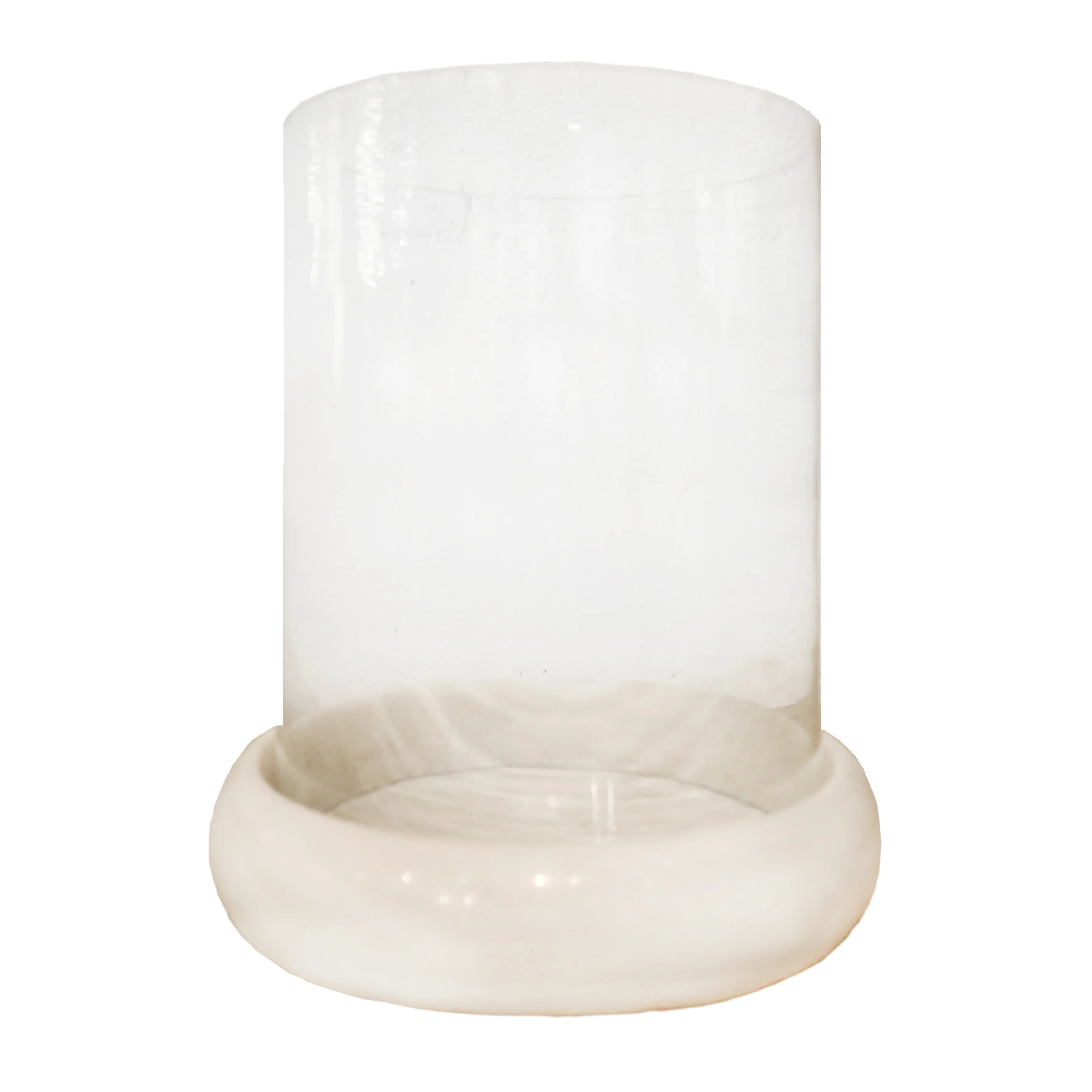 Rosecliff Heights Isadora Glass/Marble Tabletop Hurricane | Wayfair | Wayfair North America