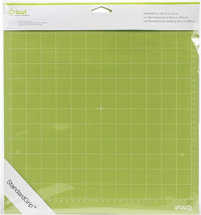 Cricut StandardGrip Machine Cutting Mats 12in x 12in, Reusable for Crafts with Protective Film,Us... | Amazon (US)
