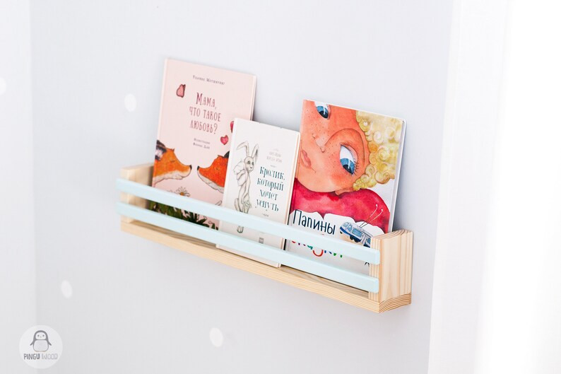 Set of 3 bookshelf,  Children's Book Wall Shelf, Wall Shelf, Floating Shelf, Shelf for Kids, Kids... | Etsy (US)