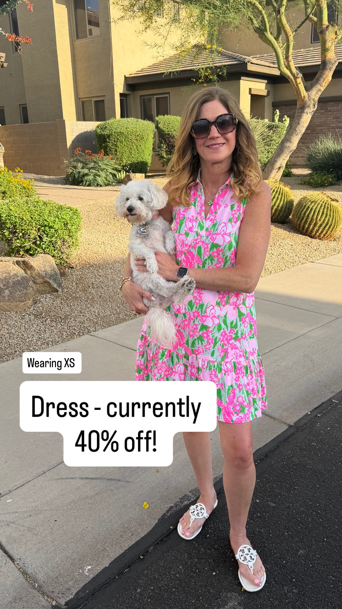 Sundress 

💕 One of my favorite Lilly dresses is currently 40% OFF! 

This easy throw-on-and-go dress is perfect for everything from vacation sightseeing and brunch dates to summer parties and everyday errands.

✨ Wearing size XS
✨ Lightweight and comfortable
✨ Easy fit
✨ Great travel piece
✨ Bright Lilly print that always gets compliments

If you’ve been waiting for the sale to start, this is one of the pieces I’d grab before sizes start disappearing!

🛍️ Linked below. 

Lilly Pulitzer dress, Lilly sale, pink Lilly dress, summer dress, vacation outfit, cruise outfit, resort wear, colorful fashion, preppy style, vacation wardrobe, travel outfit, summer style, Lilly Pulitzer sale, women’s summer dress, beach vacation outfit

#LillyPulitzer
#LillyPulitzerStyle
#LillySale
#LillyLover
#PreppyStyle
#ColorfulFashion
#SummerDress
#VacationStyle
#CruiseStyle
#ResortWear
#TravelStyle
#DogMom
#ShopMyStyle
#LTKStyle
#LTKSaleAlert
#SummerFashion
#PinkStyle
#OOTD
#LillyObsessed
#ResortFashion

#LTKSaleAlert #LTKOver40 #LTKSeasonal