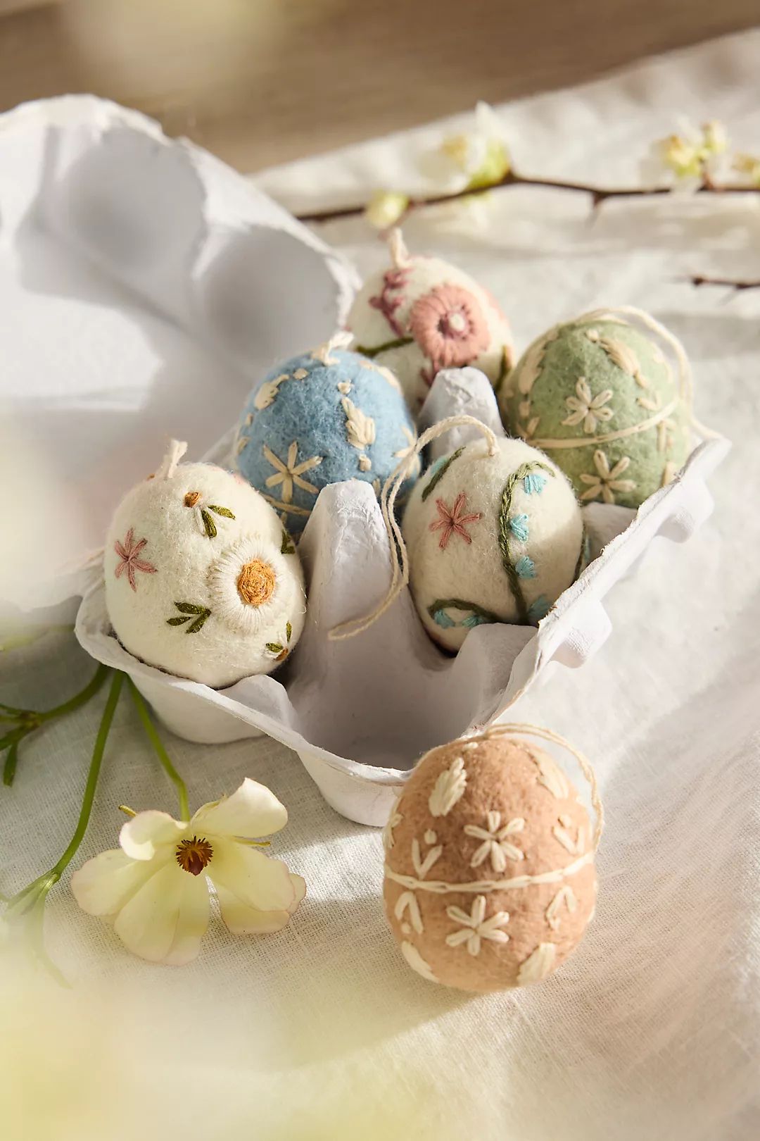 Felted Easter Egg Carton | Anthropologie (US)