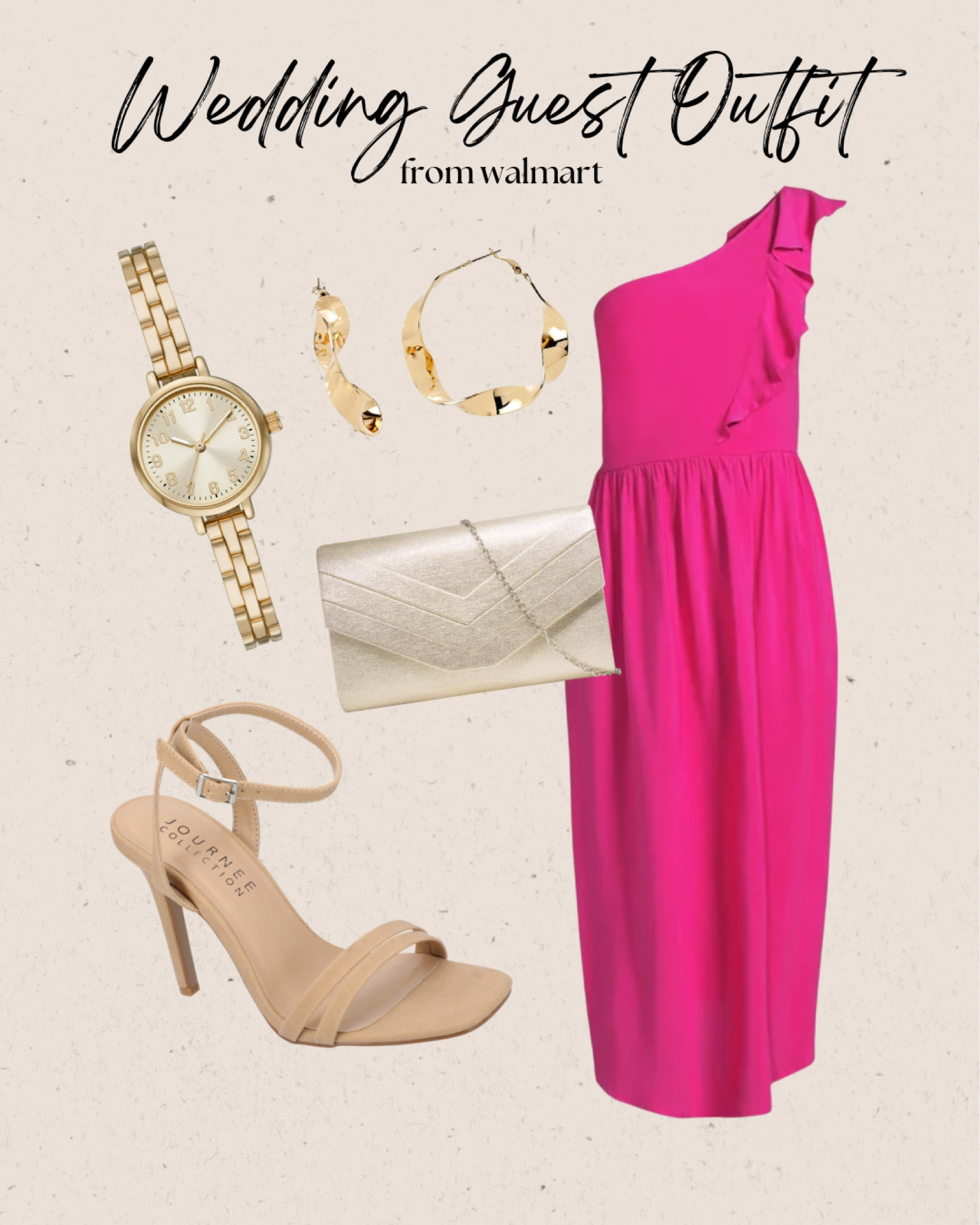 Wedding guest outfit, affordable, spring wedding, bridesmaid dress, purse for wedding, gold accessories, must haves, favorites, essentials 

#LTKshoecrush #LTKSeasonal #LTKwedding