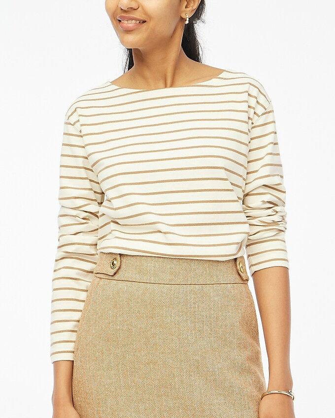 Striped boatneck tee | J.Crew Factory