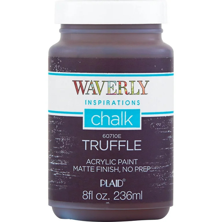 Waverly Inspirations Chalk Paint, Ultra Matte, Truffle, 8 fl oz | Walmart (US)
