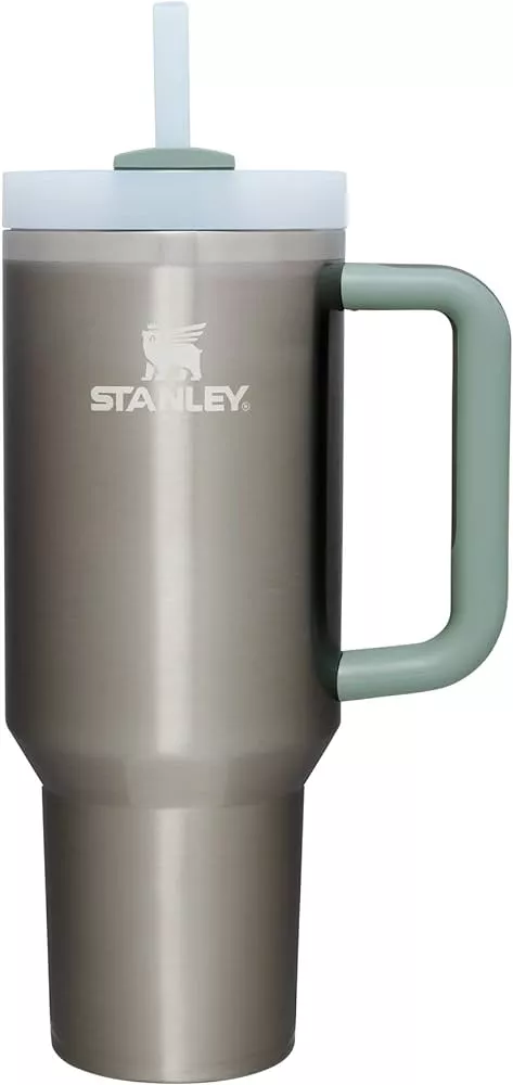 Stanley Quencher H2.0 FlowState Stainless Steel Vacuum Insulated Tumbler  with Lid and Straw for Water, Iced Tea or Coffee, Smoothie and More, Cream,  40 oz : : Home