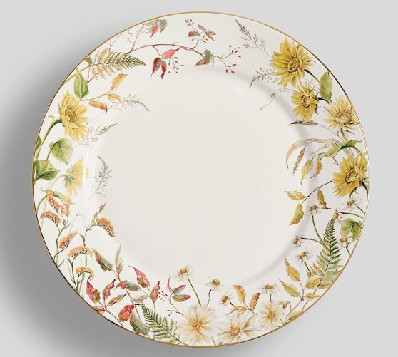 Bedford Harvest Stoneware Dinner Plates - Set of 4 | Pottery Barn (US)