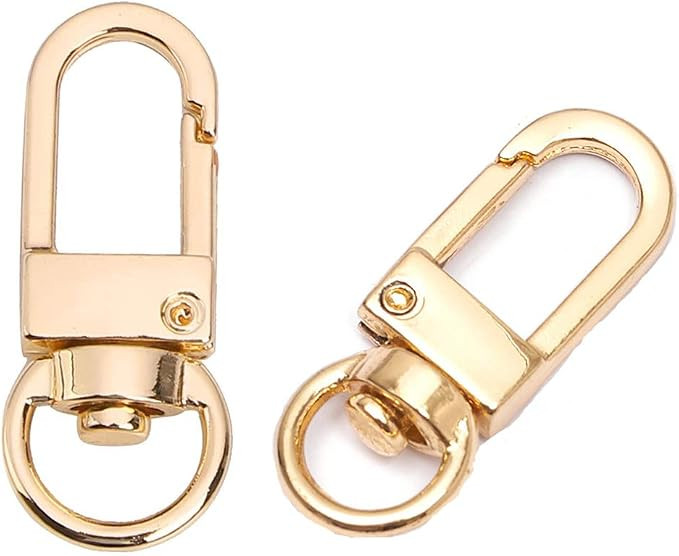 GBSTORE 10 Pcs Swivel Lobster Claw Clasps Hardware Accessories Rotating Dog Buckle Metal Spring K... | Amazon (US)