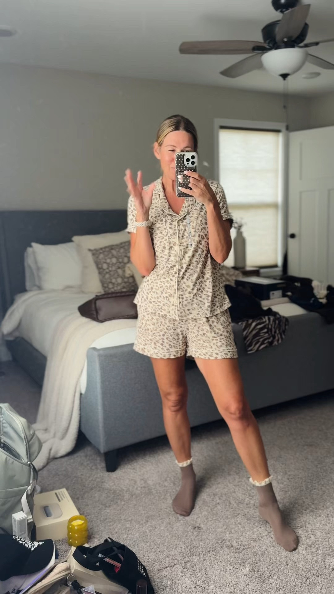 Walmart pajamas for the win. I absolutely love this new leopard print. I did a medium in pajamas and small in the robe.

#LTKmorningroutine #LTKSeasonal #LTKOver40