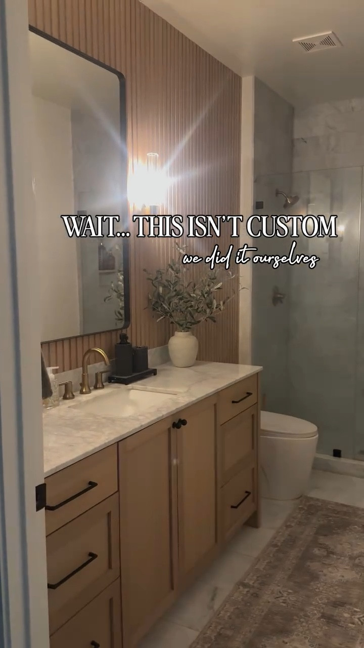 This looks like a custom wall… it’s not.
No contractor. No crazy budget.

Comment WALL and I’ll send everything.