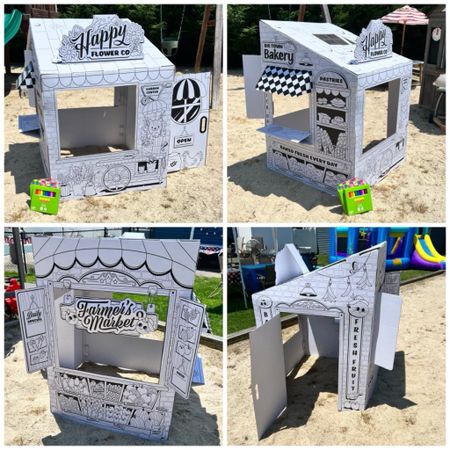 This cardboard pop up box is a hit with the kids! The kids colored on it all day in between games and food - perfect for parties and summer time outdoor fun! ☀️ 

#LTKGiftGuide #LTKKids #LTKParties