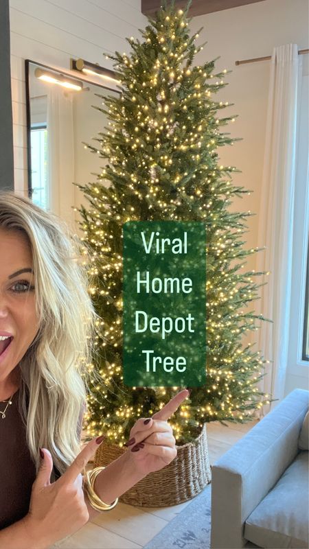 Home Depot viral Christmas tree 

#LTKSeasonal #LTKHoliday #LTKHolidaySale